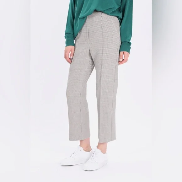 MAISON MARGIELA MM6 Micro Plaid Straight Cut Trousers | Size 46 | Made in Italy - Picture 3 of 12